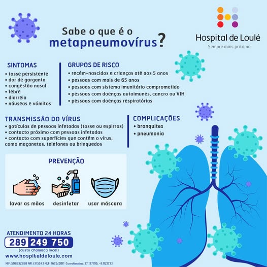 Sabe o que é o metapneumovírus?