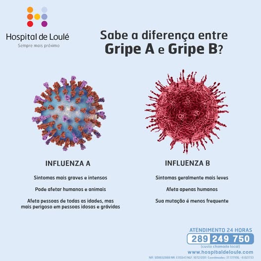 Sabe a diferença entre Gripe A e Gripe B?